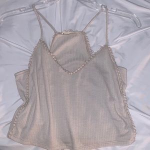 Tan crop top